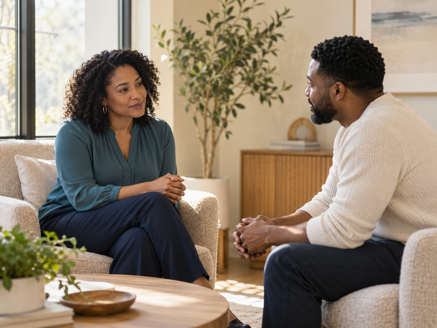 A calm and welcoming care setting